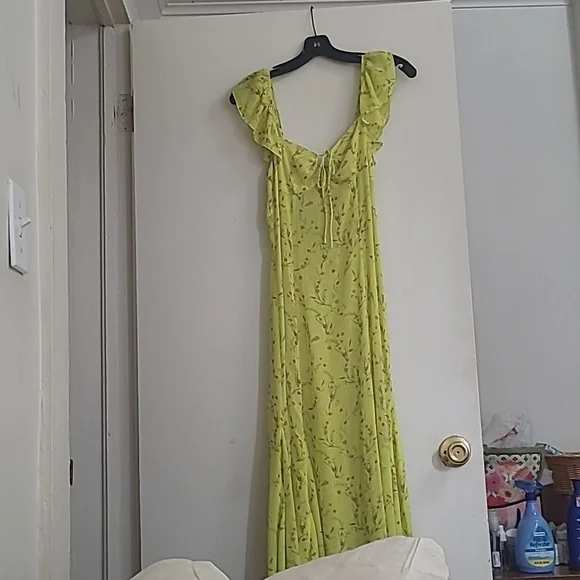 green emerald velvet dress 60s Mini Cowl Slip main image 0